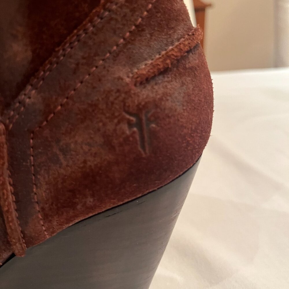 FRYE Ladies CECE Boots in Size 8.5M in Brown - Picture 6 of 9